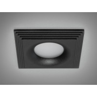 Лаконічний, стильний точковий світильник серія "Аluminium", чорний Diasha PR-6-BK