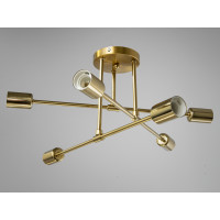 Люстра у стилі Loft на 6 ламп Diasha XL2039-6GD