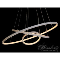 Люстра светодиодная декоративная кольца  Diasha MD9079-3WH-600+400+200 dimmer 