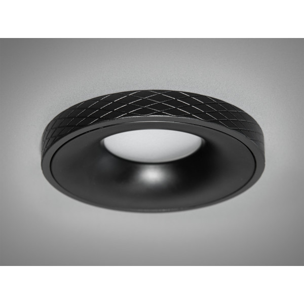 Сучасний точковий світильник з алюмінію, чорний Diasha PR-7-BK