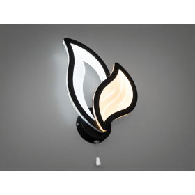 Золотий світлодіодний світильник в спальню, 17W Diasha 9033/1BK