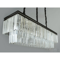 Современная хрустальная люстра для зала спальни гостиной Diasha 1077-1200x300BK 