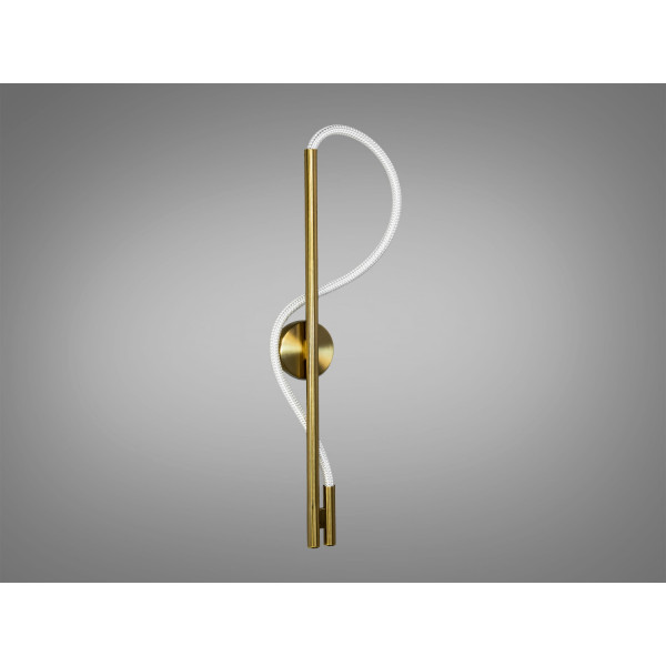 Якісний світлодіодний настінний світильник Мотузка, 14W, бронза Diasha 9607-GAB3color