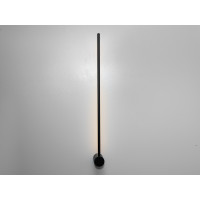 Ексклюзивне світлодіодне чорне бра, 12W Diasha 9408/BK-800