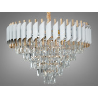 Підвісна люстра Diasha білий золото 8xE14 Diasha N9001-600WH+SGD