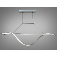 Лінійна підвісна люстра LED 2262 сірий 50W над столом Diasha 2262-120GR Лінійна підвісна люстра LED 2262 сірий 50W над столом Diasha 2262-120GR