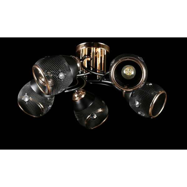 Люстра с плафонами  L06392/5 (GOLD+BLACK) Splendid-Ray
2588