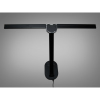 Компактна, розкладна, лед настільна нічна лампа з usb зарядкою, 14 Вт Diasha A5508BKwirelesscharge