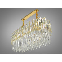 Люстра в гостинную подвесная хрустальная 800мм Diasha 21118/800x350S-old