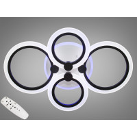 Потолочные светодиодные led люстры A8022/4BK LED 3color dimmer