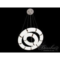 Люстра кольца Diasha MD2437-500+300WH dimmer 