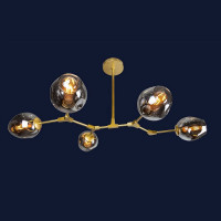 Люстра Loft Levistella 756LPR0231-5 GD+BK Люстра Loft Levistella 756LPR0231-5 GD+BK