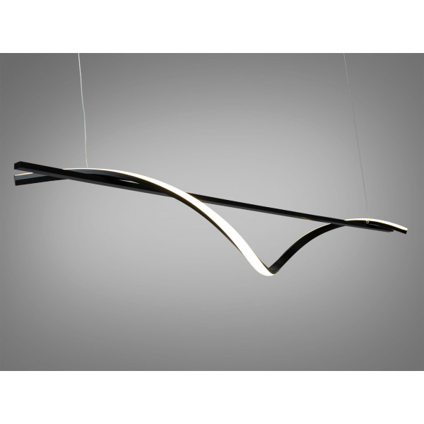 Сучасна світлодіодна люстра підвіс, 16 Вт, чорна Diasha 505BK Сучасна світлодіодна люстра підвіс, 16 Вт, чорна Diasha 505BK