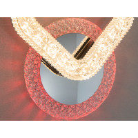 Привабливий Led світильник з кольоровою підсвіткою, 20W, золото Diasha 2205/1HR