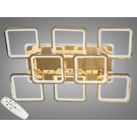 Потолочная светодиодная люстра с пультом и подсветкой Diasha 8060/6+2G LED 3color dimmer