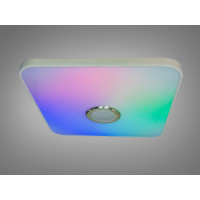 Смарт LED люстра біла 80 Вт RGB з Bluetooth Diasha DB-8501B/500x500RGB+MP3
