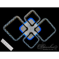 Cветодиодная люстра Diasha QX2519/2+2BK LED 3color dimmer 