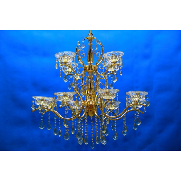 Люстра свеча L12998/8+4 (GOLD+CHAMPAGNE) Splendid-Ray
1568