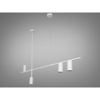 Дизайнерська підвісна люстра Loft на 4 лампи, білого кольору Diasha SY1113-4WH