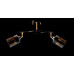 Люстра с плафонами  L6972A/2 (BLK+FG) Splendid-Ray
260807