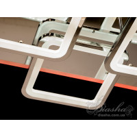 Потолочная светодиодная люстра с пультом и подсветкой Diasha 8060/6+2G LED 3color dimmer