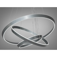 Гармонійна новинка, світлодіодна підвісна люстра на пульті, 260 Вт Diasha 5153/800+600+400GR