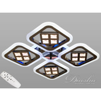 Люстра светодиодная в маленькую комнату 75W Diasha AS8190/4BHRLED3colordimmer