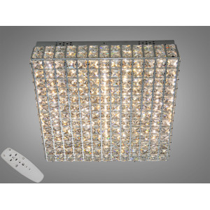 Люстра стельова Diasha кришталева LED хром 82W Diasha 7733/500x500CH