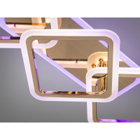 LED люстра в спальню 75W, хром Diasha A8160/2+1GLED3colordimmer