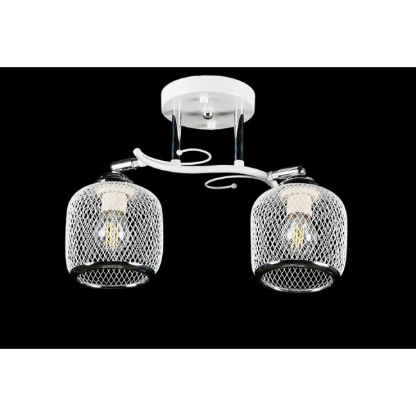 Люстра с плафонами  L06433/2 (WHITE+CHROME) Splendid-Ray
2592