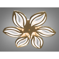 Люстра потолочная светодиодная в спальню с пультом управления 110W Diasha 8092/6G LED 3color dimmer