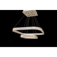 Светодиодная led люстра квадраты Linisoln 55067-2/450+250 WH