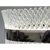 Кришталева красуня, світлодіодна люстра витягнутої форми, 75 Вт Diasha 7002/800x300CH