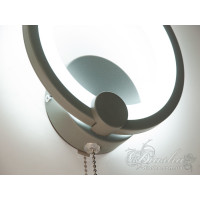 Бра LED Diasha сіре кругле 17Вт три режими Diasha 8022/1GR