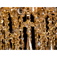 Люстра с хрусталем Diasha A08-600G-SP  