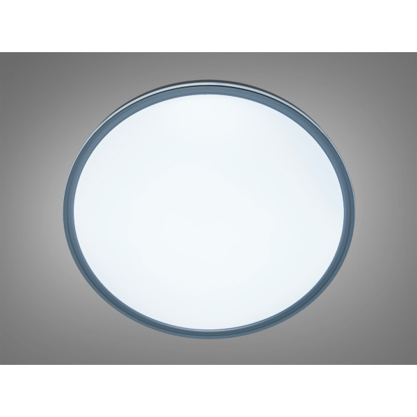 Світлодіодна смарт люстра таблетка, без пульта, 72W, сіра Diasha WF-71GREY