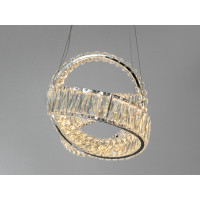 LED люстра-підвіс Мебіус золото з пультом Diasha 549/800CH