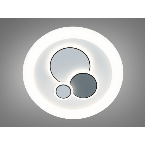 Стильний круглий світлодіодний світильник, 50 Вт. білий Diasha 8992-330