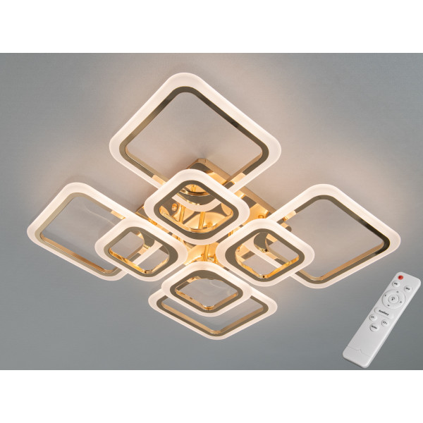 Світлодіодна люстра 110W Diasha A8060/4+4G