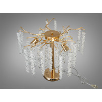 Вишукана настільна лампа, 3 лампи, золото Diasha 605-3TGD