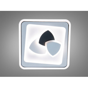 Мультифункціональний, мінімалістичний, стильний, акриловий, квадратний, світлодіодний світильник потужністю 42 Вт Diasha 12068