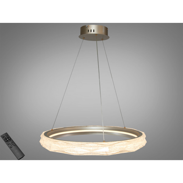 Кришталева світлодіодна люстра-підвіс, 60W Diasha 583-600G