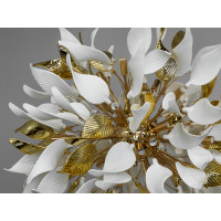 Люстра в зал 18 ламп, золото Diasha 7208-32+8PGD