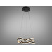 Люстра підвісна LED Diasha завитки 91Вт чорна Diasha MX78097/1BK