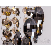 Точковий світильник із кришталевими підвісками Diasha 6016BGD-SM