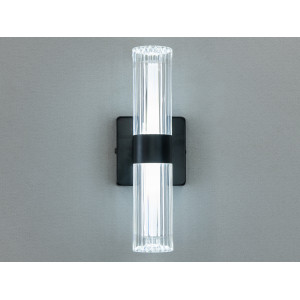 Вишуканий чорний світлодіодний настінний світильник бра, 6 Вт Diasha 9151-ABK