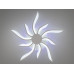 Стельова led люстра кільця з пультом, диммером, підсвіткою, 40W, біла Diasha 2480/5+5WHLED3colordimmer
