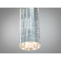 Настінне бра LED 6 Вт чорне скляний циліндр Diasha B1788BK