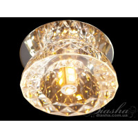 Стильний кришталевий точковий світильник, хром Diasha A3551/CH