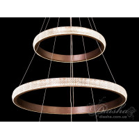 Светильники люстры светодиодные кольца Diasha 6012/400-600-400CF 